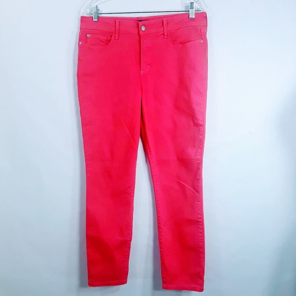 NYDJ Womens 10 Jeans Clarissa Ankle Lift Tuck Tech - Picture 2 of 8